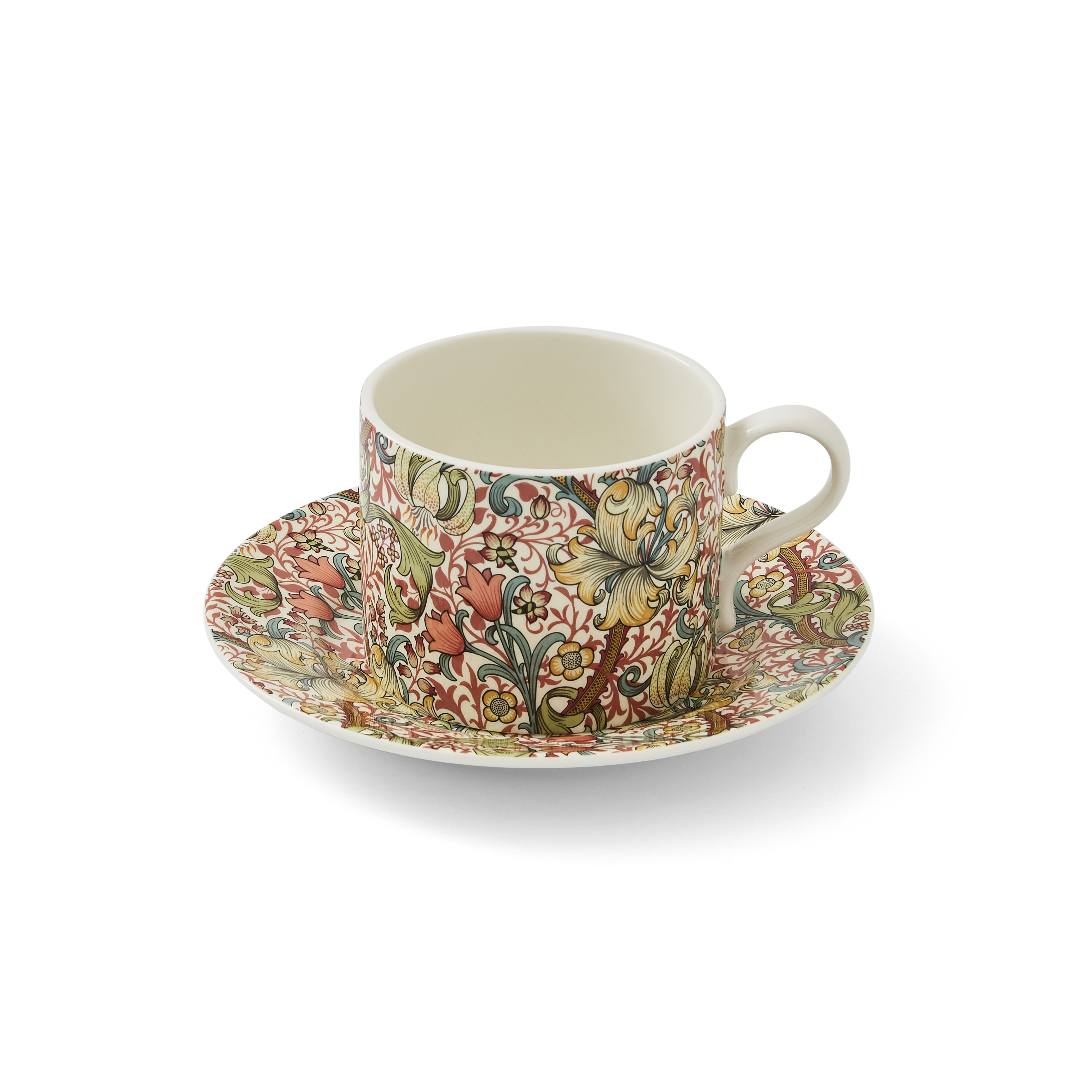 Morris & Co Teacup & Saucer Set (Golden Lily) image number null